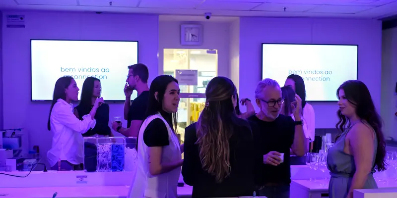 Profissionais no evento ezconnection